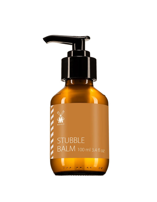 MHLE Stubble Balm, 100ml - Fresh Bergamot & Cedarwood Fragrance - Nourishing Skin Gel - Natural Beard Care - Perfect for Shorter Hair - Luxury Men's Beauty and Personal Care MÜHLE