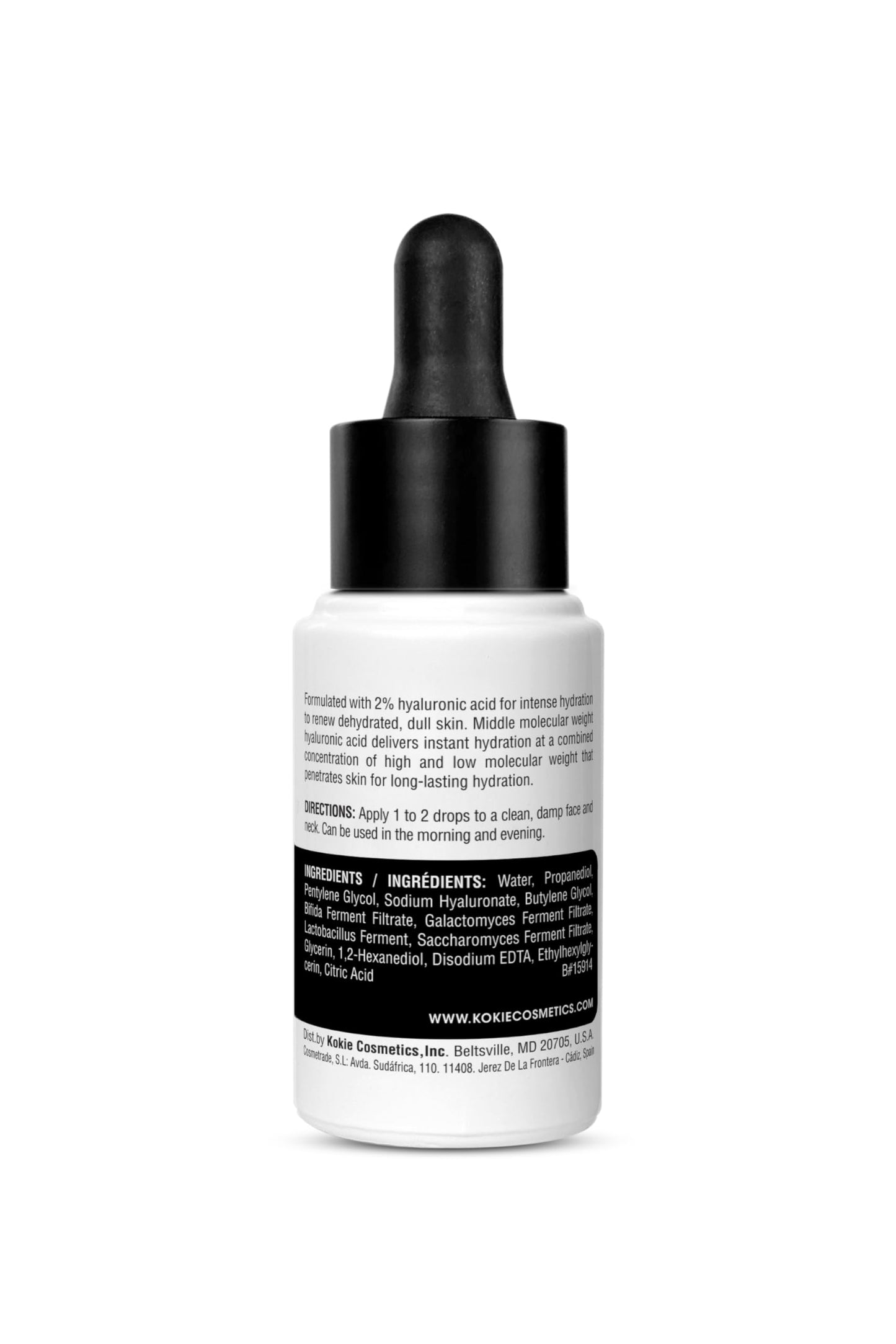 Kokie Hyaluronic Acid 2% Middle Molecular Weight Serum Beauty & Personal Care Kokie