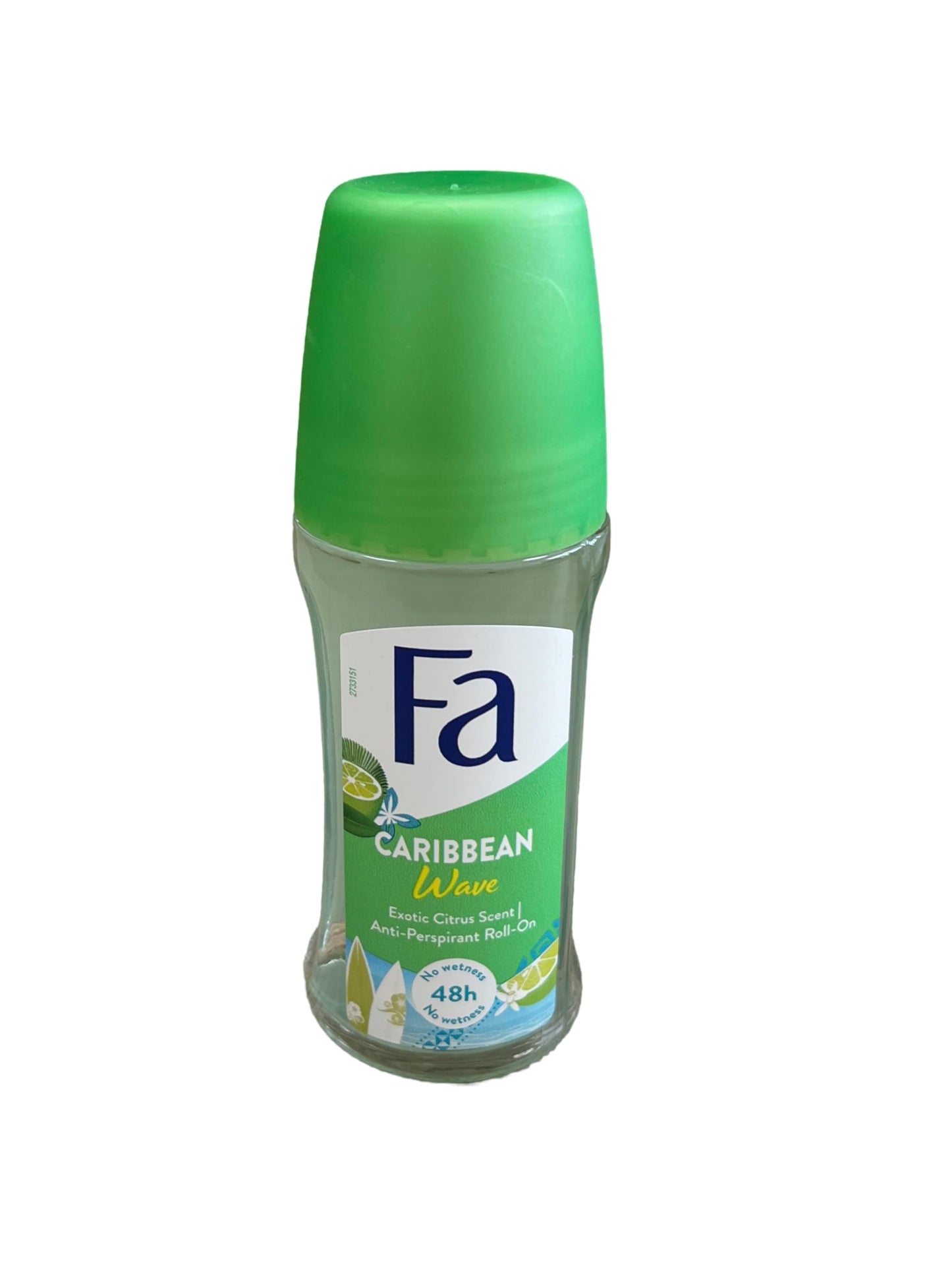 Fa Caribbean Lemon Roll on (Glass) Deodorant 50 ml Beauty and Personal Care Fa