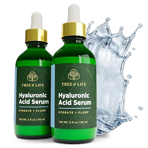 Tree of Life Beauty Hyaluronic Acid Serum, Skin Brightening Face Oil for Dark and Age Spots, Facial Serums for Dry and Sensitive Skin Care Beauty & Personal Care Tree of Life