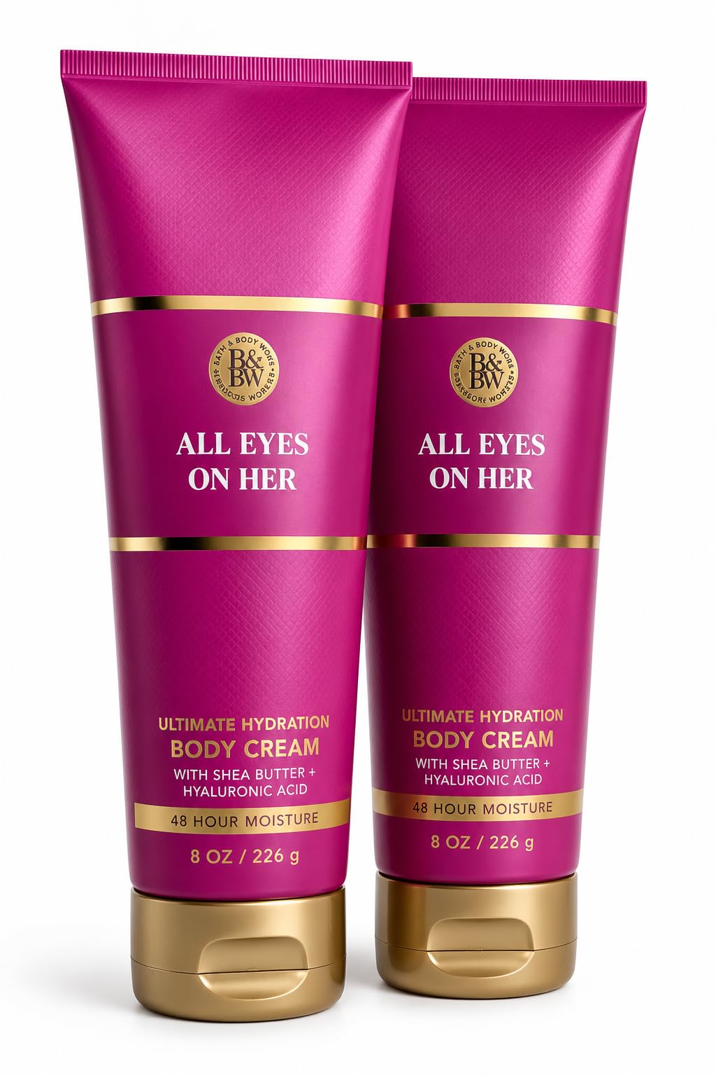 Bath & Body Works All Eyes On Her Ultimate Hydration Body Cream 2-Pack - Blackberry Jasmine Sandalwood Scent Beauty & Personal Care Bath & Body Works