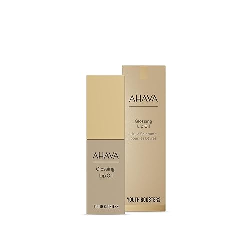 Ahava Glossing Lip Oil 6ml - Hydrating & Nourishing Lip Treatment with Dead Sea Minerals, Jojoba Oil & Date Extract - Protects Against Dryness Beauty & Personal Care AHAVA