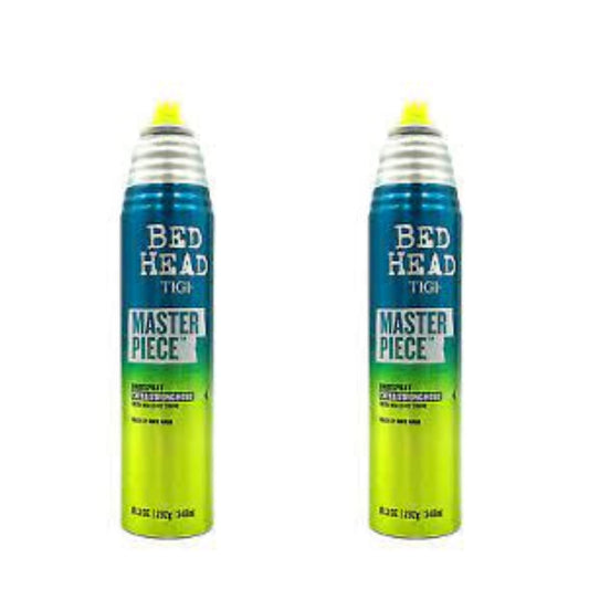 Bed Head Masterpiece Hair Spray for Men & Women 10.3 oz (Pack of 2) | Frizz -Control & Extra Strong Hold Hair Spray with Massive Shine Beauty & Personal Care Fiico