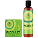 Doyley’s Haitian Black Castor Oil Shampoo Bar 5oz & Mega Moisture Deep Conditioner 8oz Bundle - Rosemary Oil & Chebe Powder - Softens, Detangles Beauty & Personal Care Doyley's Beauty Care