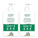 Aravi Organic Rosemary Anti Hairfall & Hair Growth Shampoo & Conditioner Combo | Sulphate Free Shampoo For Men & Women | For Dry & Frizzy Hair | Beauty & Personal Care Aravi Organic