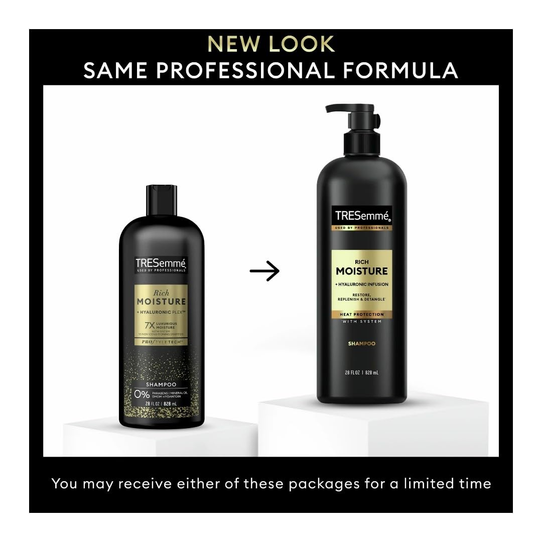 Tresemme Shampoo Moisture Rich 28 Ounce (828ml) (2 Pack)