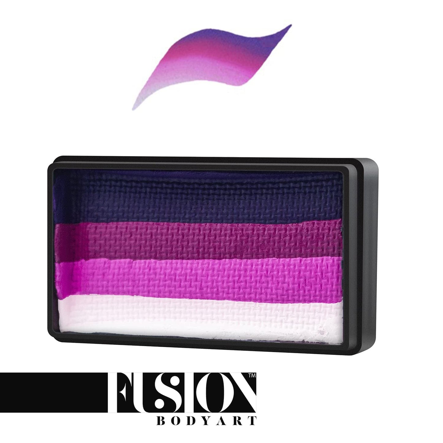Fusion Body Art Pro Quality Professional Water Based Face Paint Rich Orchid 30gr Split Cake | Hypoallergenic Safe & Non-Toxic - Easy to Paint and Wash Beauty & Personal Care FUSION BODY ART