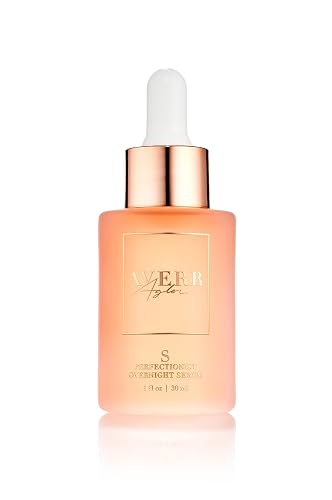 Averr Aglow Perfectionist Overnight Serum, Organic Skincare Solution, Facial Night Serum Beauty & Personal Care Averr Aglow