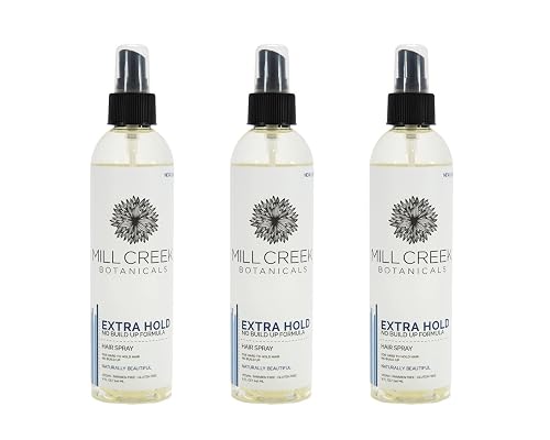 Mill Creek Botanicals Extra Hold Hair Spray - 8 Oz, 3 Pack (Image May Vary) Beauty & Personal Care Mill Creek