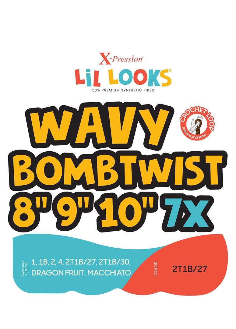 Outre X-Pression - Lil Looks - Wavy Bomb Twist 8" 9" 10" 7X (DARK BROWN 2)