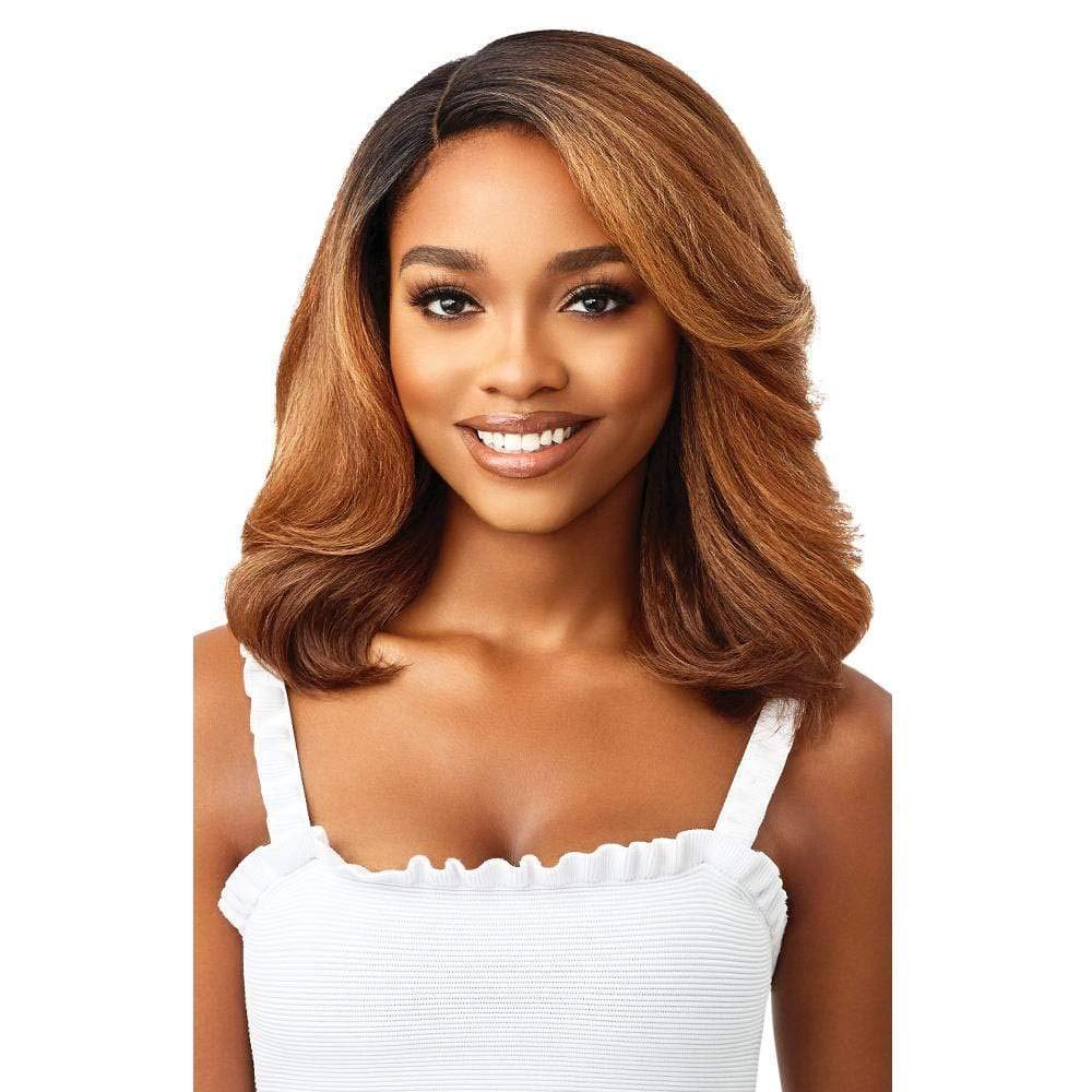Outre EveryWear Synthetic HD Lace Front Wig - EVERY 6 (DRFFHNBRN)