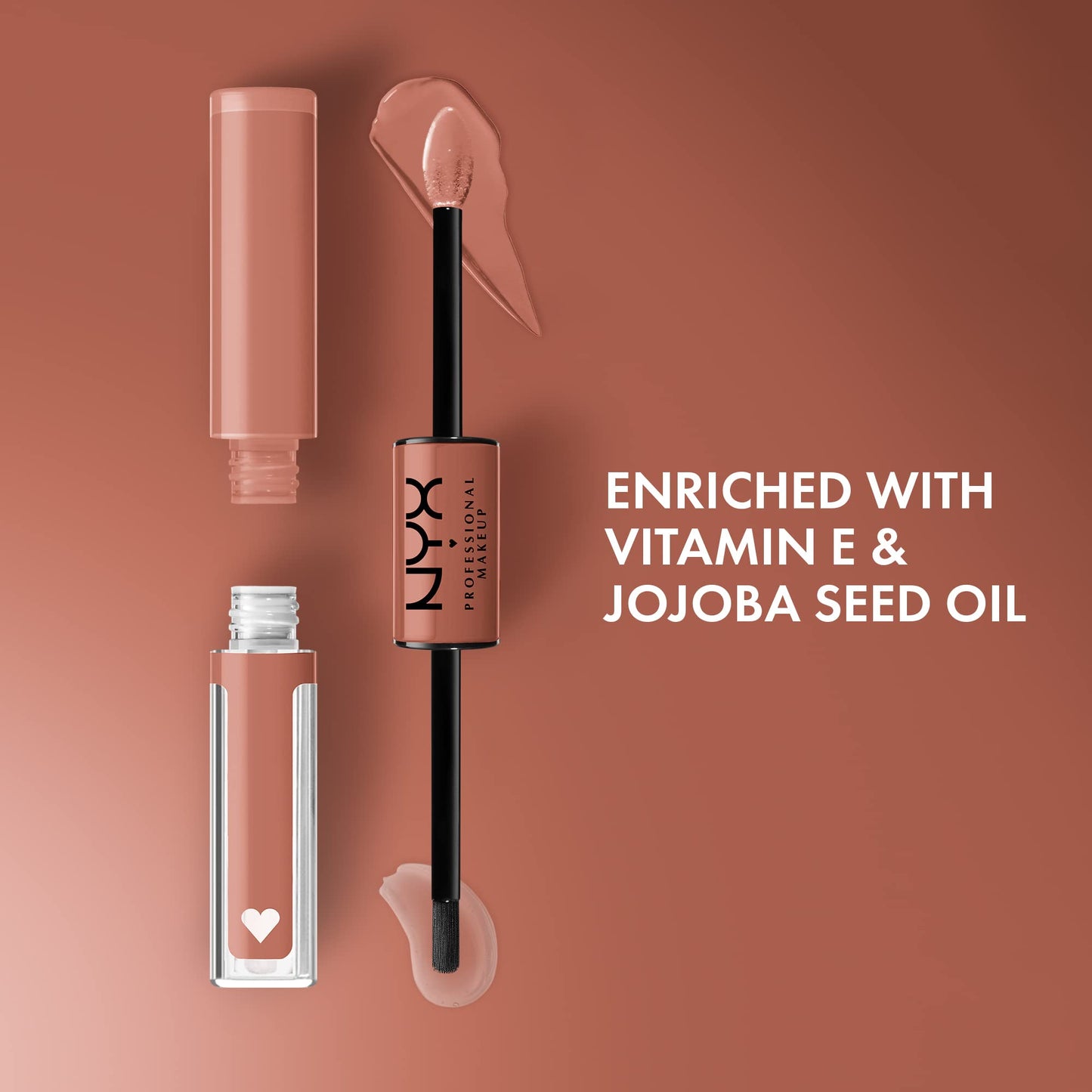 NYX PROFESSIONAL MAKEUP Shine Loud, Long-Lasting Liquid Lipstick with Clear Lip Gloss - Global Citizen (Medium Neutral Nude) Beauty & Personal Care NYX PROFESSIONAL MAKEUP