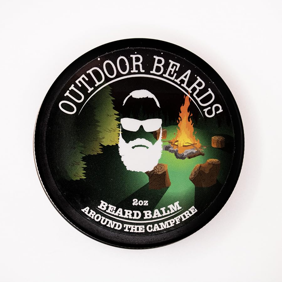 Outdoor Beards Beard Balm - 2 oz Cleansing Balm for Beards Short or Long - Beard Conditioner for Men - Essential Moisturizer for Every Man's Beard Beauty and Personal Care Outdoor Beards