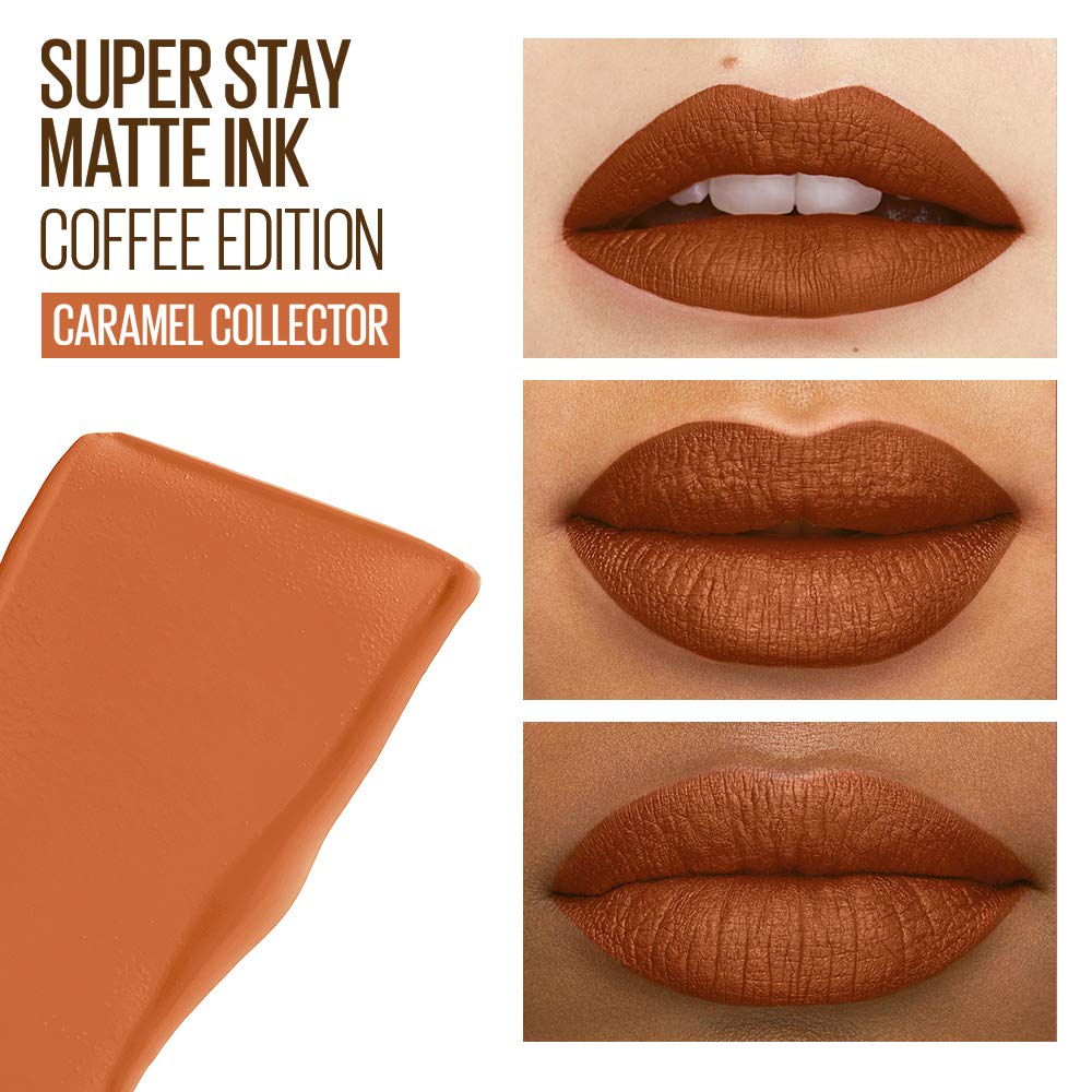 Maybelline New York SuperStay Matte Ink Liquid Lipstick, Coffee Edition, Caramel Collector, 0.17 Ounce Beauty & Personal Care MAYBELLINE