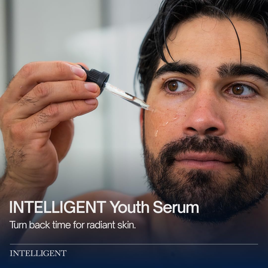 INTELLIGENT Youth Serum Anti Aging Facial Serum - With Vitamin C, Hyaluronic Acid, Collagen, Aloe Vera, Vitamin B5 & E - Helps Reduce Fine Lines | Beauty & Personal Care Intelligent Shop