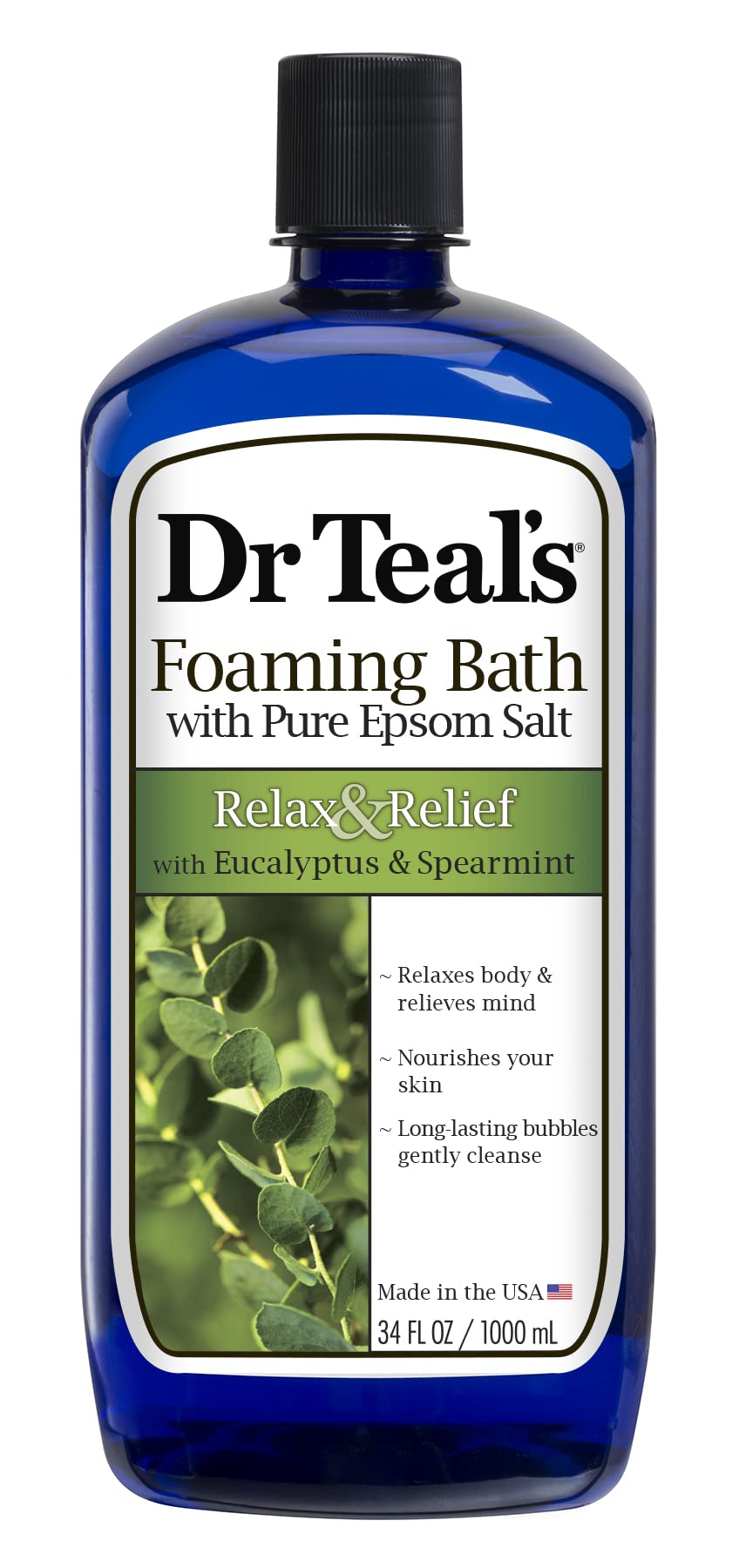 Dr. Teal's Foaming Bath, Eucalyptus, 34 Ounce (Pack of 3) Beauty and Personal Care Dr Teal's