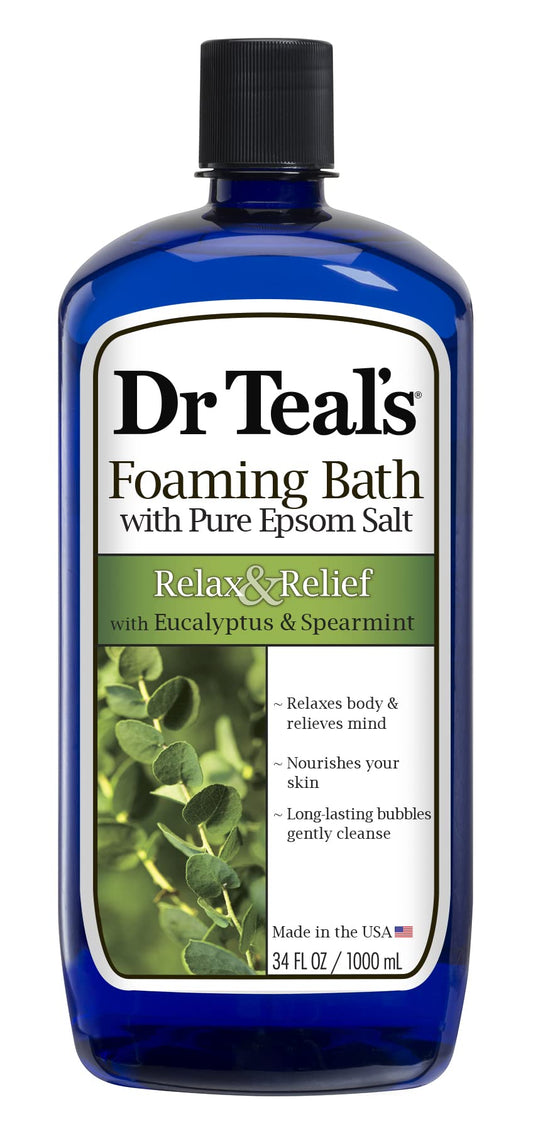 Dr. Teal's Foaming Bath, Eucalyptus, 34 Ounce (Pack of 3) Beauty and Personal Care Dr Teal's