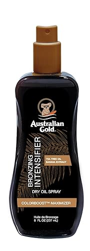 Australian Gold Bronzing Intensifier Dry Oil Spray, 8 Ounce | Colorboost Maximizer (AGDOBS) Beauty & Personal Care Australian Gold