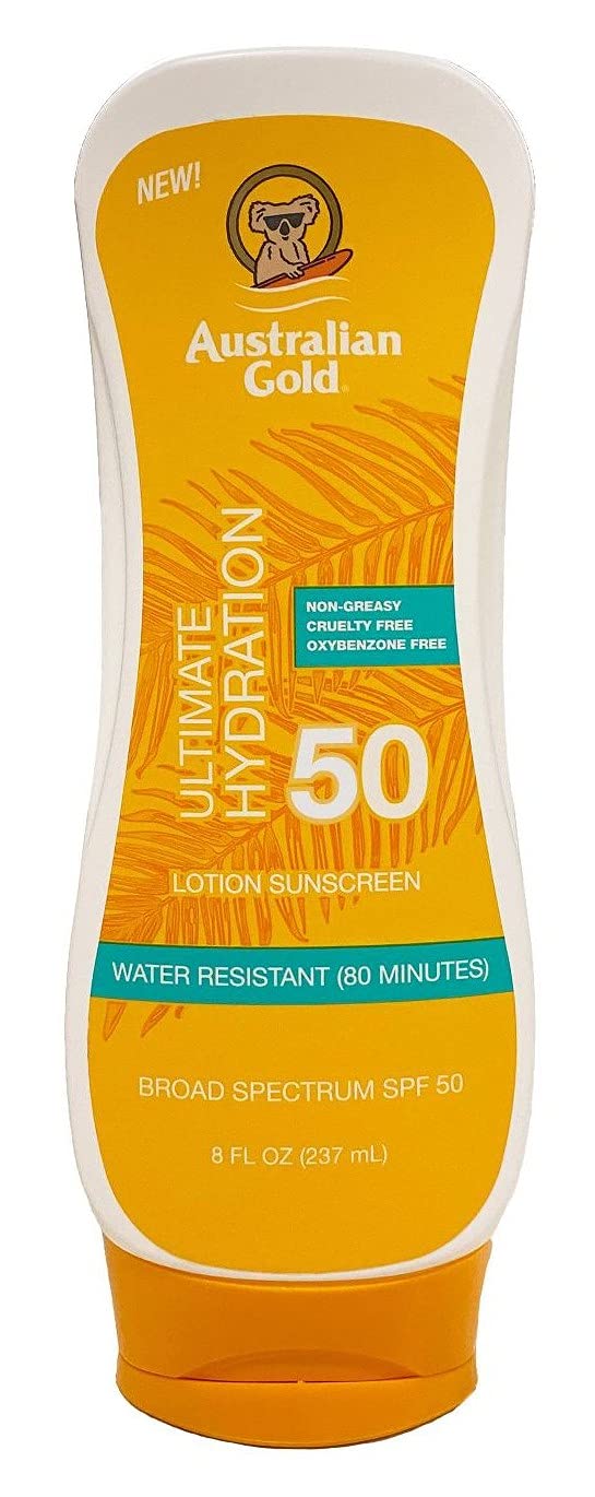 Australian Gold SPF#50 Lotion Ultimate Hydration 8 Ounce (Pack of 3) Beauty & Personal Care Australian Gold