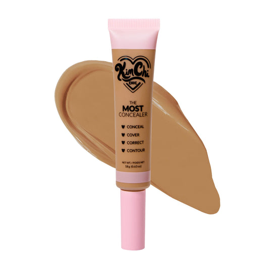 KimChiChic Beauty The Most Concealer | Full Coverage Water Resistant Multi-Use Concealer | Conceal, Correct, Contour & Highlight | Matte Satin Hybrid Beauty & Personal Care Kimchi Chic