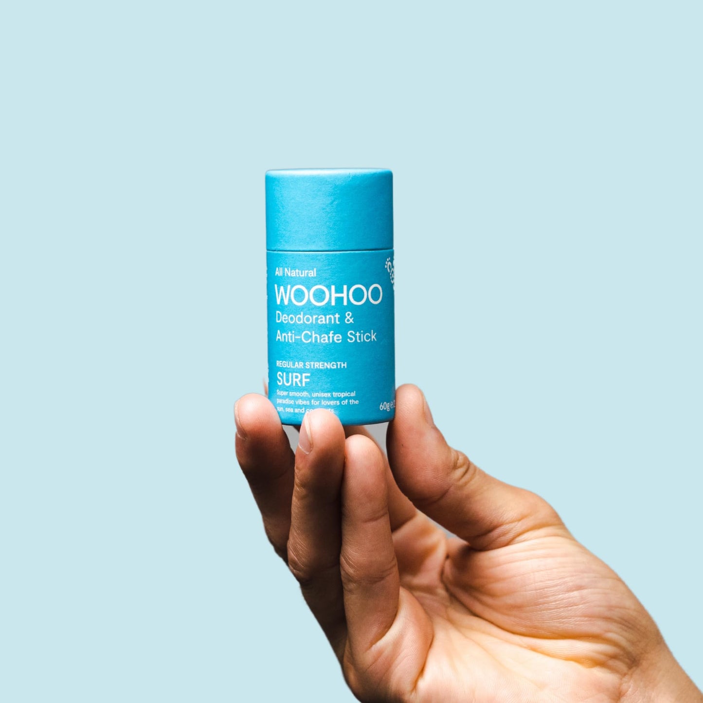 Woohoo! Body All-Natural Deodorant & Anti-Chafe Stick (Surf, 2.1 oz Eco Tube) Beauty and Personal Care Woohoo Body