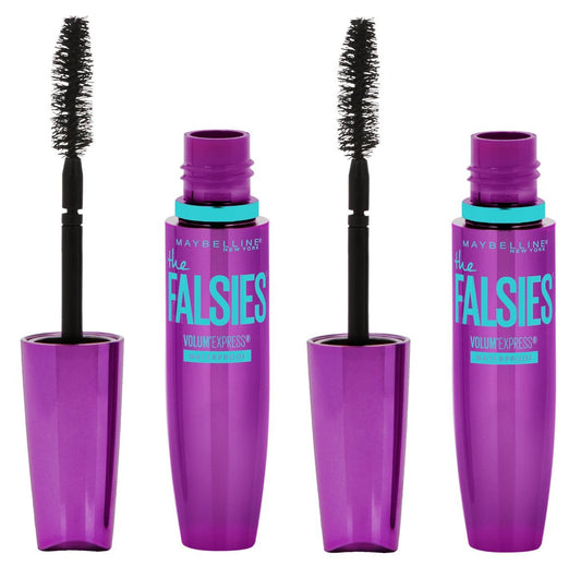 Maybelline Volum' Express Falsies Volumizing Waterproof Mascara, Very Black, 2 Count Beauty & Personal Care MAYBELLINE