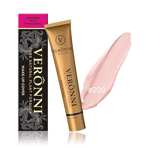 VERONNI Makeup Cover Concealer Makeup Cover Up Waterproof Foundation Amazing Scar Make Up Concealer SPF 30 1.1OZ/30g (209) Beauty & Personal Care VERONNI