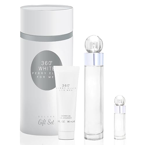 Perry Ellis 360° White for Men 3-Piece Gift Set Beauty & Personal Care Perry Ellis