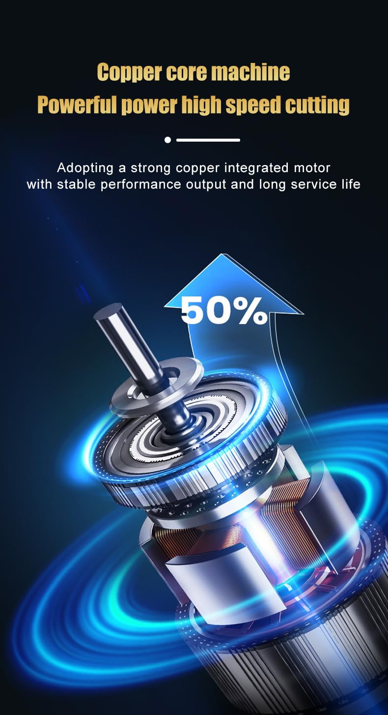 GLESVOWIO Electric Hair Clipper for Men Women Kids Use Professional Oil Head Scissors with Power Motor 10 Speed Adjustable Rechargeable Hair/Beard Beauty and Personal Care GLESVOWIO