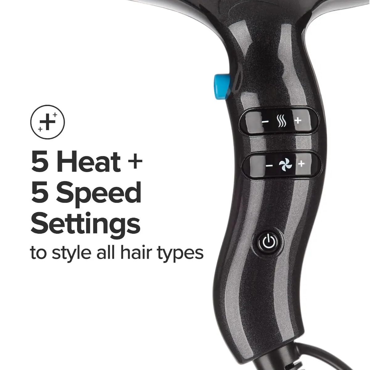 Paul Mitchell Express Ion Dry + Hair Dryer, Digital Ionic Hair Dryer, Multiple Heat + Speed Settings, for Salon-Level Blowouts Beauty & Personal Care Paul Mitchell