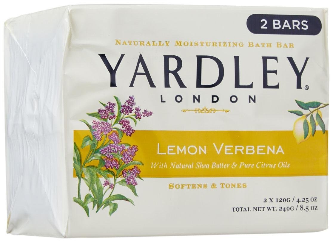 Yardley London Bar Soap - Lemon Verbena with Shea Butter - 4.25 oz - 2 ct Beauty & Personal Care Yardley London