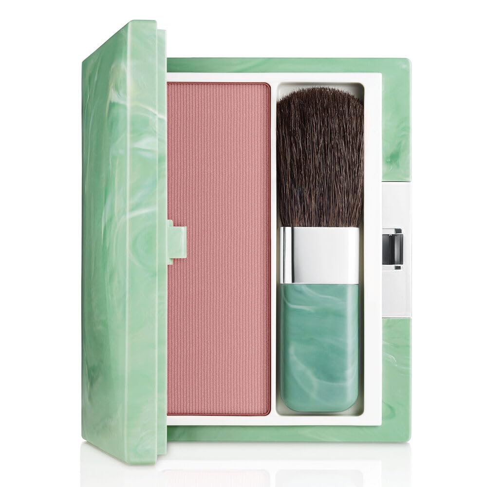 Clinique Soft-Pressed Powder Blusher Blush | Buildable Color + Natural Finish, New Clover, 0.27 Ounce Beauty & Personal Care Clinique