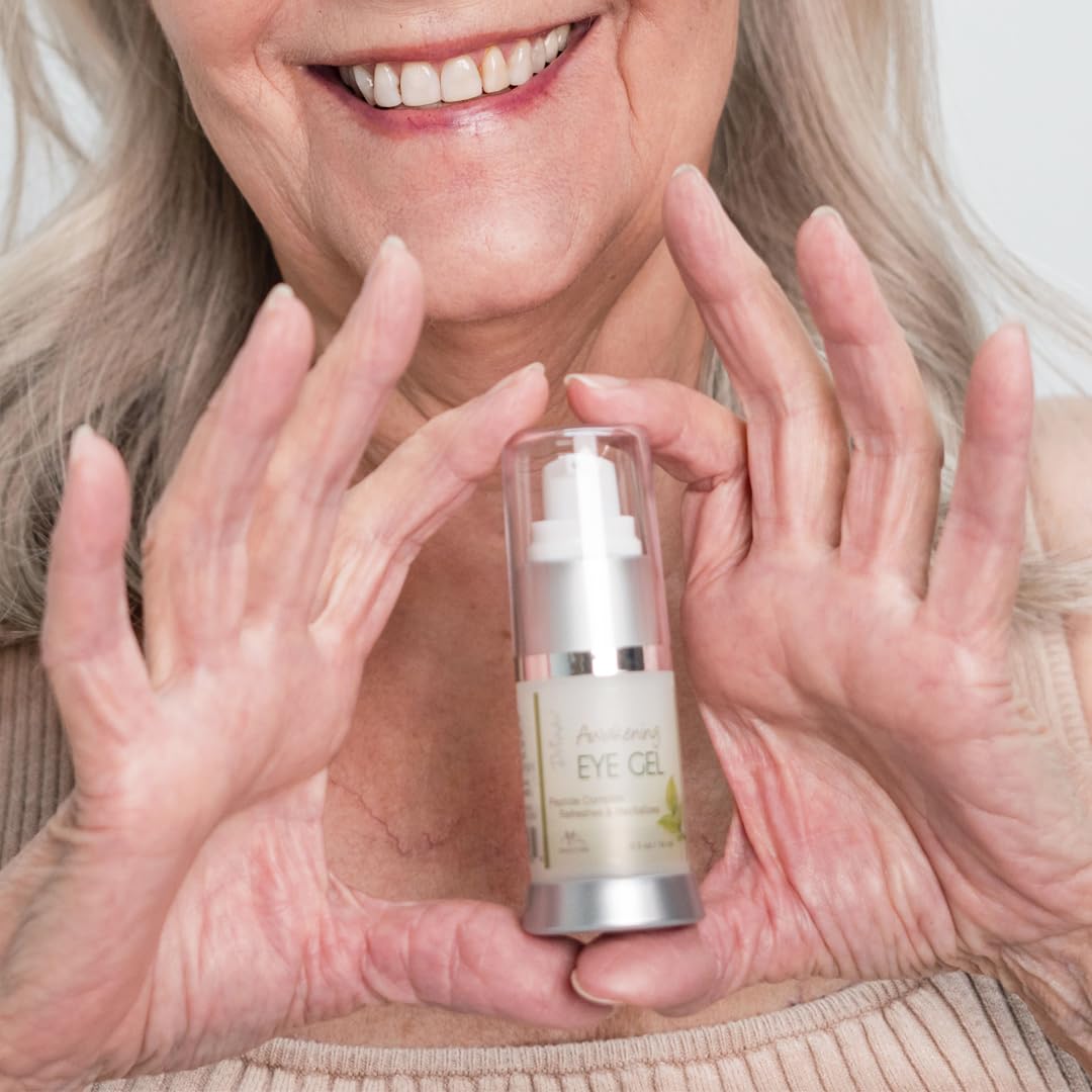 Deluvia Daily Under Eye Gel - Reduces the Appearance of Puffiness, Wrinkles, Fine Lines, Bags, Dry, Crepe Skin - Organic Aloe, Vitamin E, Hyaluronic Beauty & Personal Care DELÚVIA