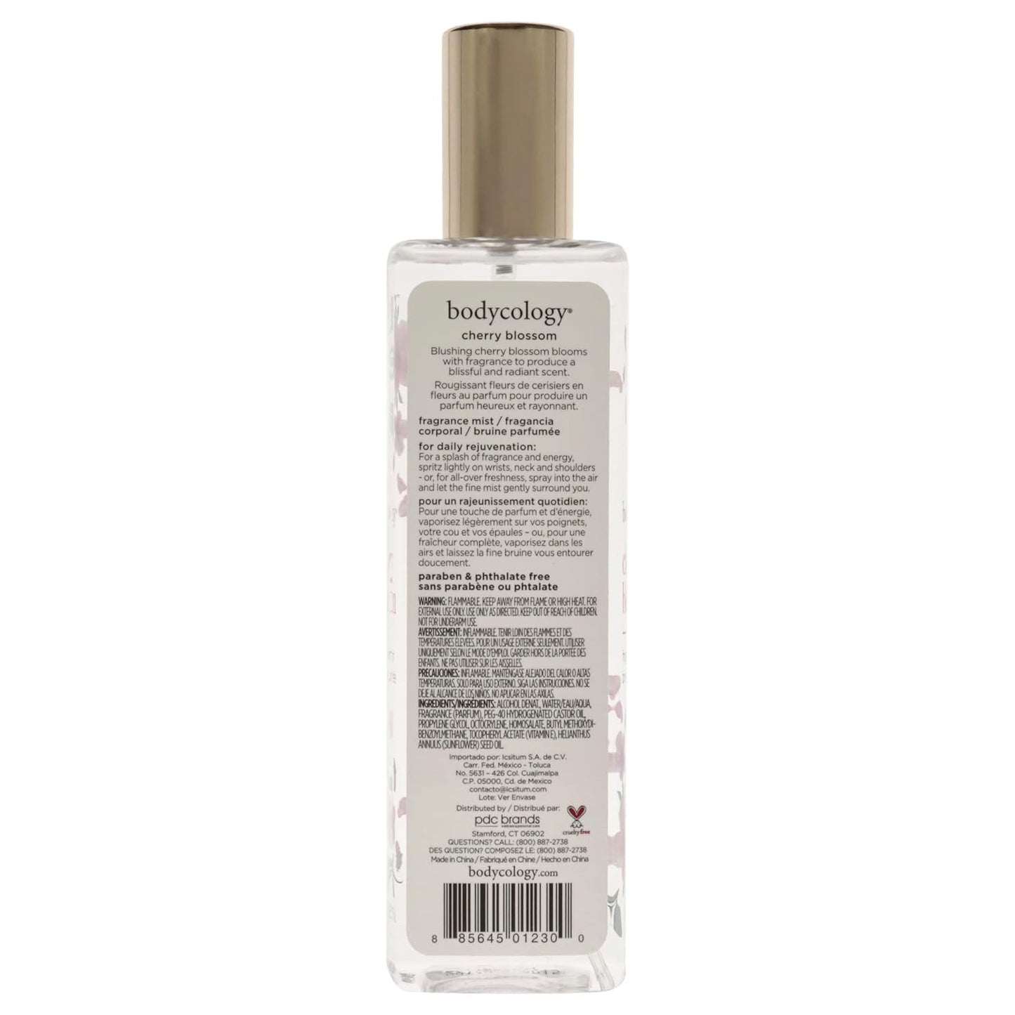 Bodycology Cherry Blossom, Cedarwood & Pear Fragrance Mist – 8oz Perfume Spray for Women, Fresh Long-Lasting Body Spray Beauty & Personal Care NC
