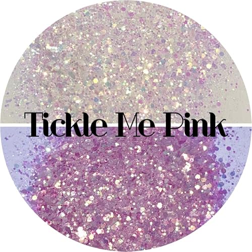 Pink UV Color Changing Glitter | UV Reactive Glitter for Arts & Crafts | Tumblers | Cosmetics | Nails | Epoxy Resin Art | Slime | DIY Crafts | Beauty & Personal Care Glitter Heart Co.
