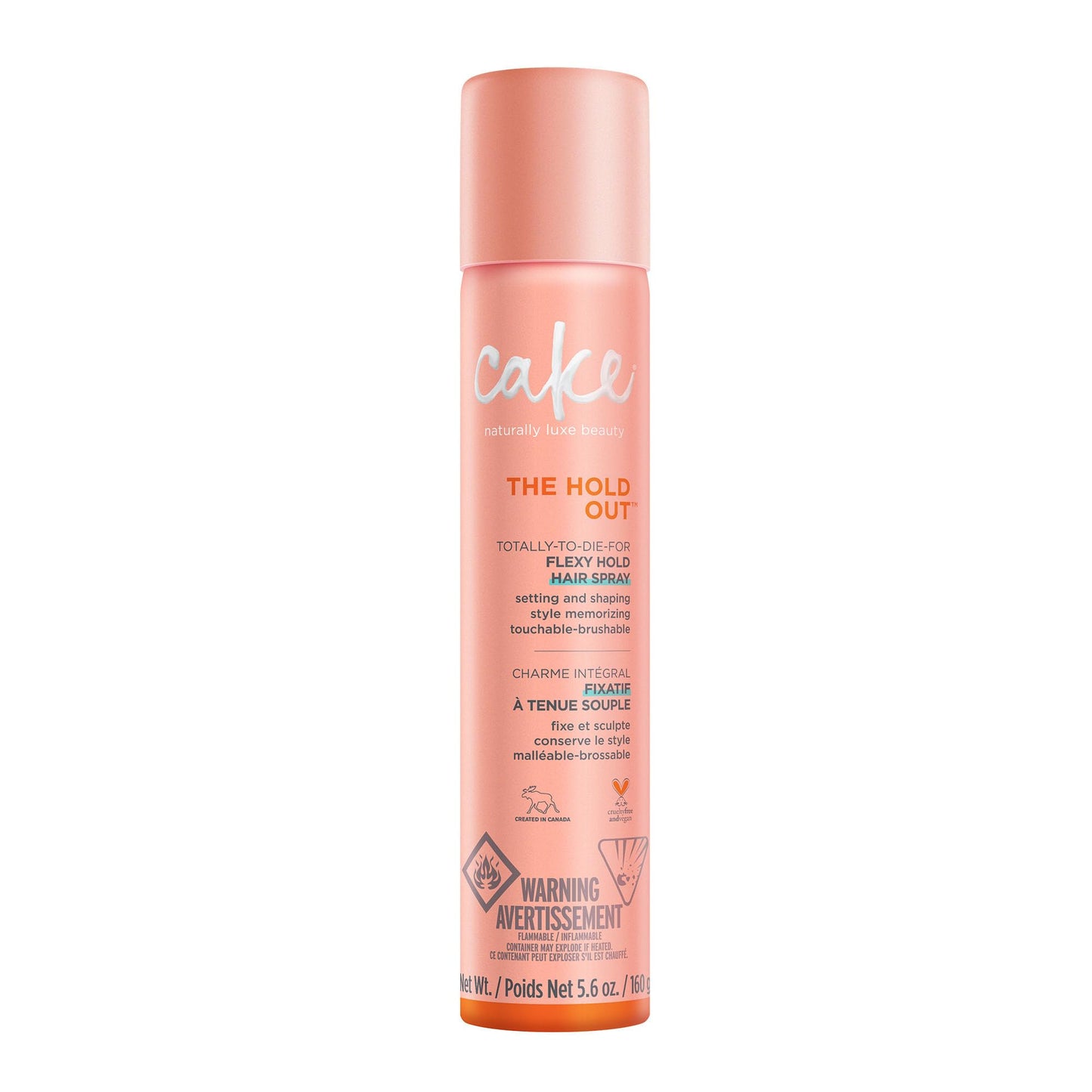 Cake Beauty Hairspray, The Hold Out - For Brushable, Touchable, Flexible Hold- Multi Tasking Styler- Vitamin E & Abyssinian Oil - For All Hair Types Beauty & Personal Care Cake Beauty