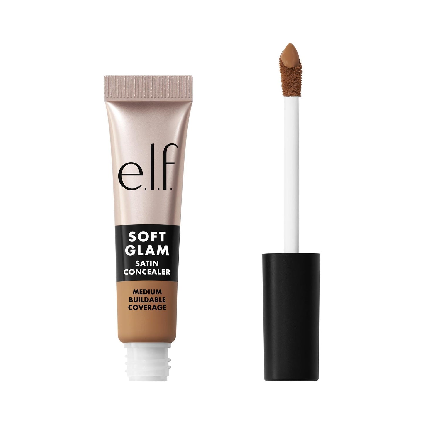 e.l.f. Soft Glam Satin Concealer, Medium Coverage For Blemishes & Under-Eye, Crease-Resistant, Long Lasting, Vegan , 40 Tan Warm Beauty & Personal Care e.l.f.