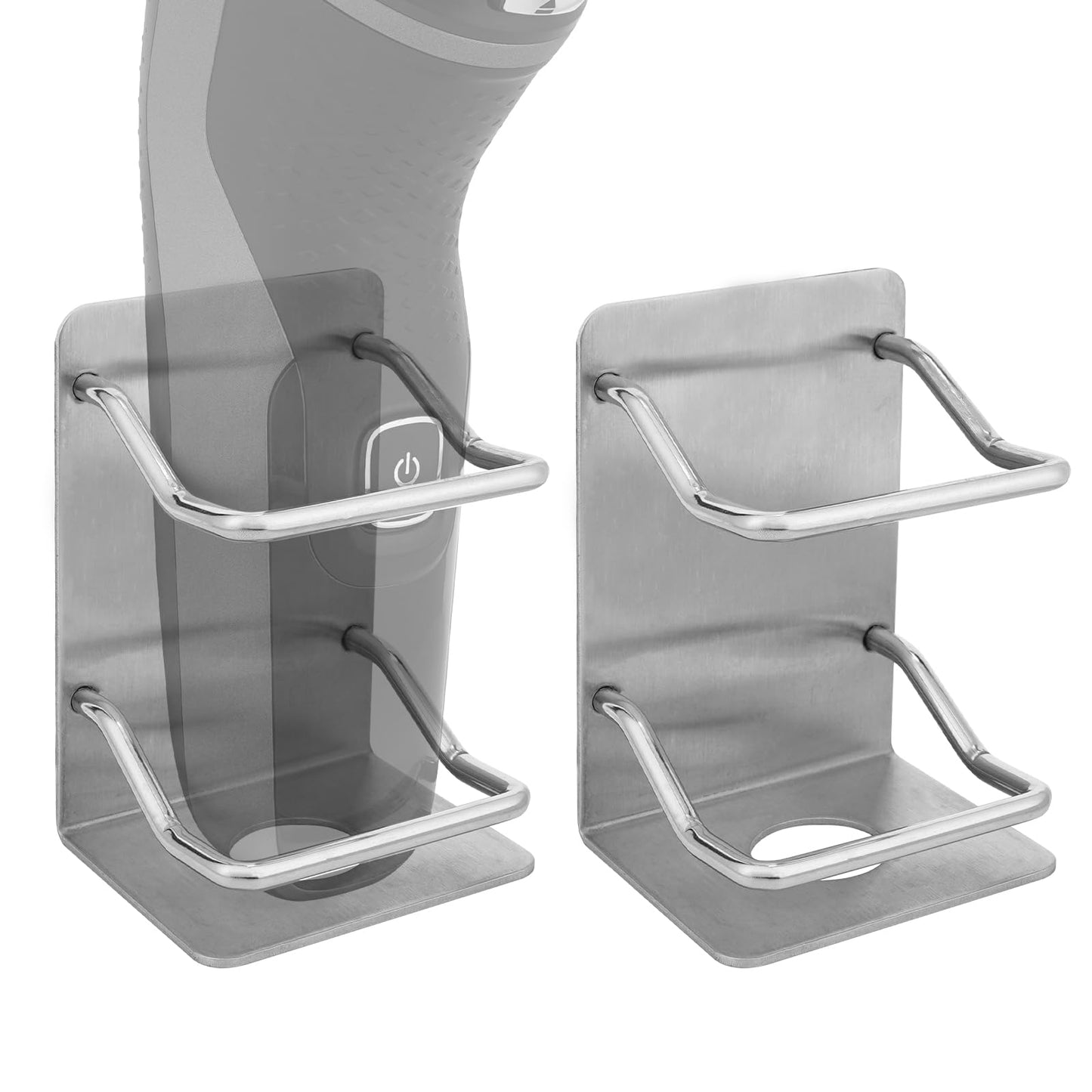 Linkidea 2 Pack Stainless Steel Electric Razor Holder for Shower, Shaver Organizer Compatible with Braun Series 5, Philips Series 2400, 5000x, 9000 Beauty and Personal Care Linkidea