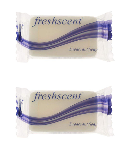1000 Pieces - Bulk Soap Bars Individually Wrapped .35 oz Deodorant Soap - Wholesale Hotel Toiletries Beauty & Personal Care Freshscent