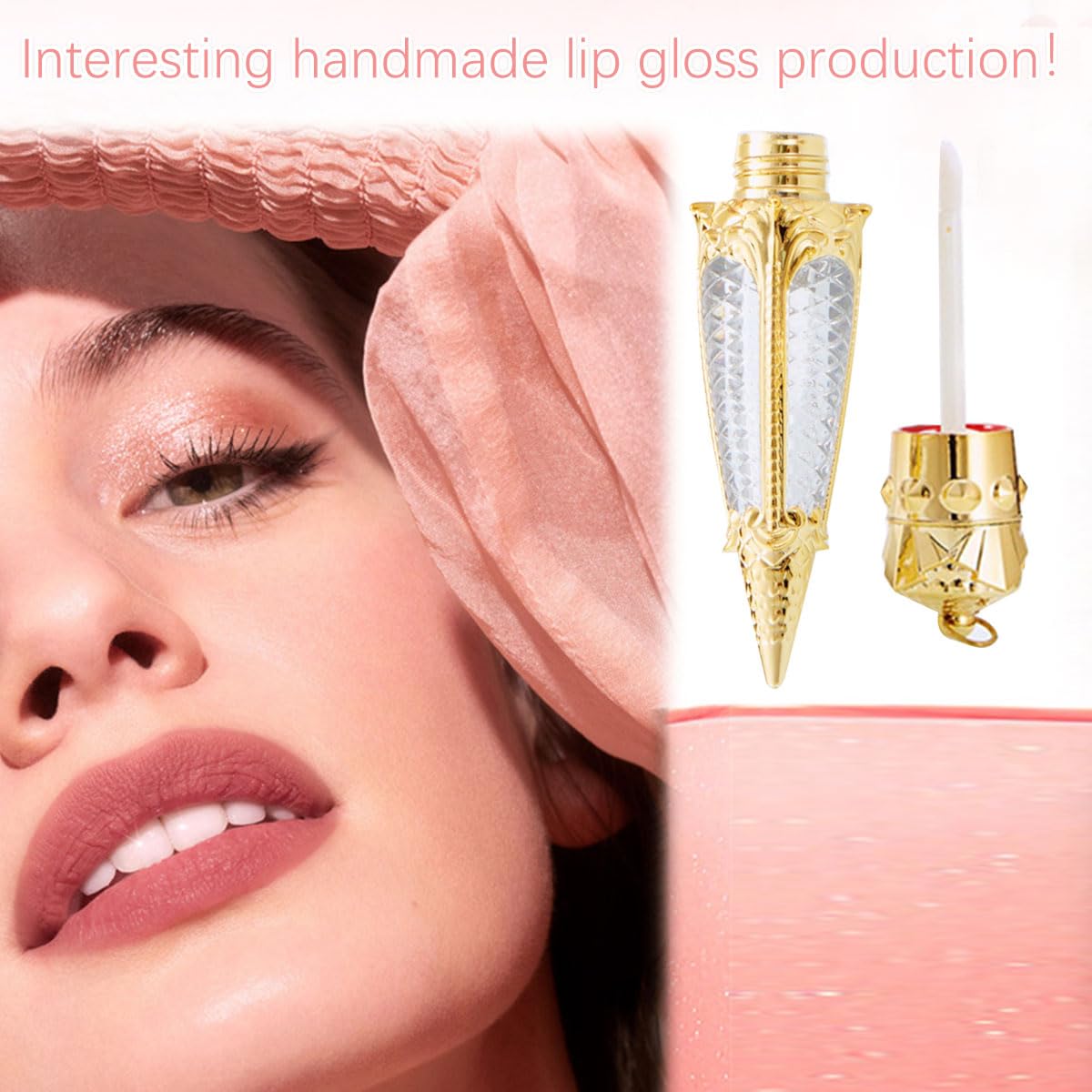 FZBNSRKO 10 Pcs Lip Gloss Tube Empty Refillable Lip Balm Bottle Clear Plastic Lip Gloss Container Reusable Lipstick Bottle with Rubber Insert for Beauty & Personal Care FZBNSRKO