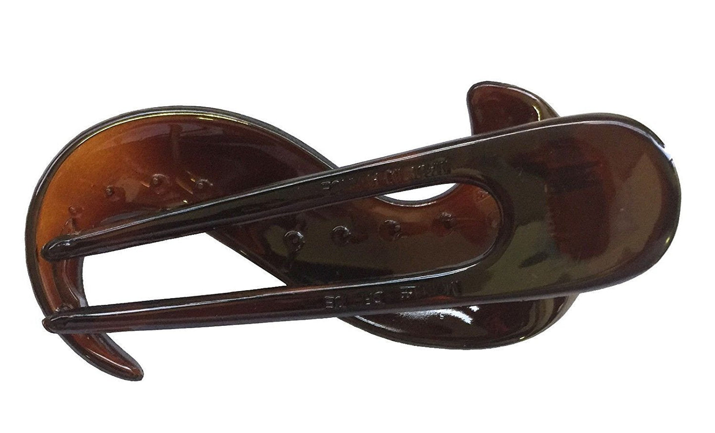 Parcelona French Crochet 3 ¼” Tortoise Shell Celluloid Non Slip Side Slide In Jaw Yoga Hair Claws for Fine Hair Women Hair Accessories Claw Clip Beauty & Personal Care Parcelona