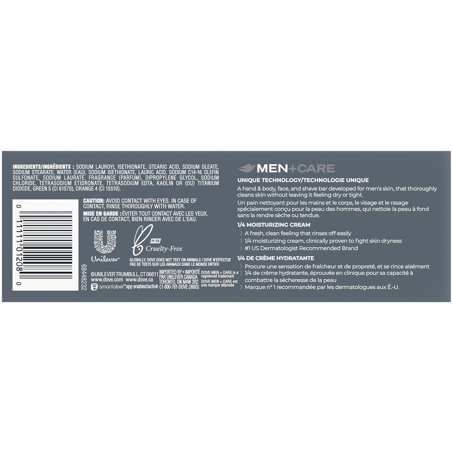 Dove Men+Care Soap Bar, Extra Fresh Scent 3-Pack (18 Bars) - Hydrating 3-in-1 Body, Hand, and Face Cleanser for Men, 22.5 Oz Ea Beauty & Personal Care Dove