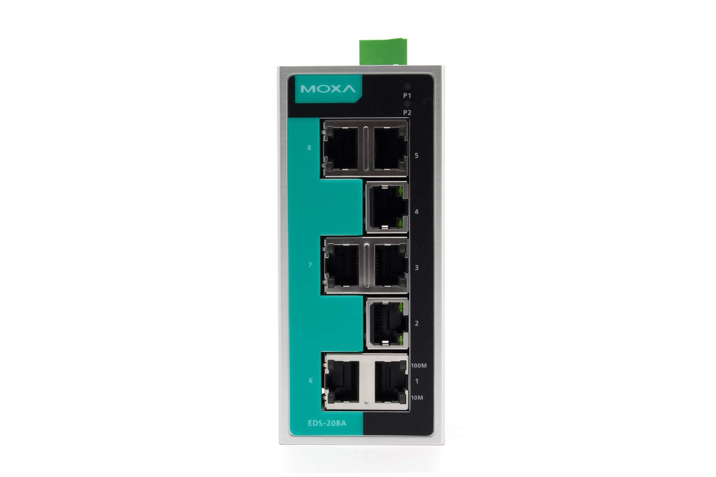 EDS-208A - Moxa 8 Port Entry Level unmanaged Ethernet Switch w/(8) 10/100BTX Ports (IP30 Aluminum housing) (Power Supply not Included). Beauty and Personal Care Moxa