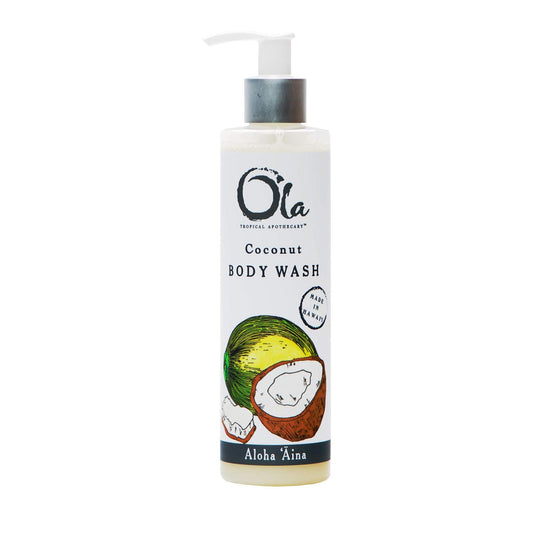 OLA TROPICAL APOTHECARY Coconut Body Wash with Pure Tropical Oils and Plant Extracts - 8 fl oz Beauty & Personal Care Tropical Apothecary