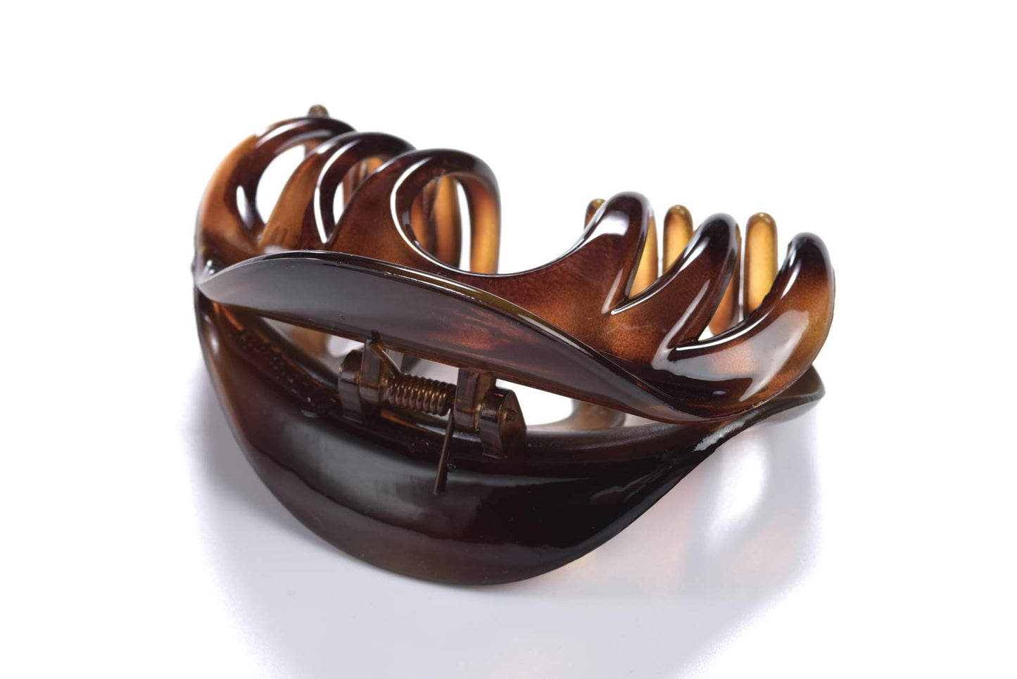 Youxuan 4 Inch Hair Claw for Women, Pretty Clip, Grip for Thick Hair, Coffee Beauty & Personal Care YOUXUAN
