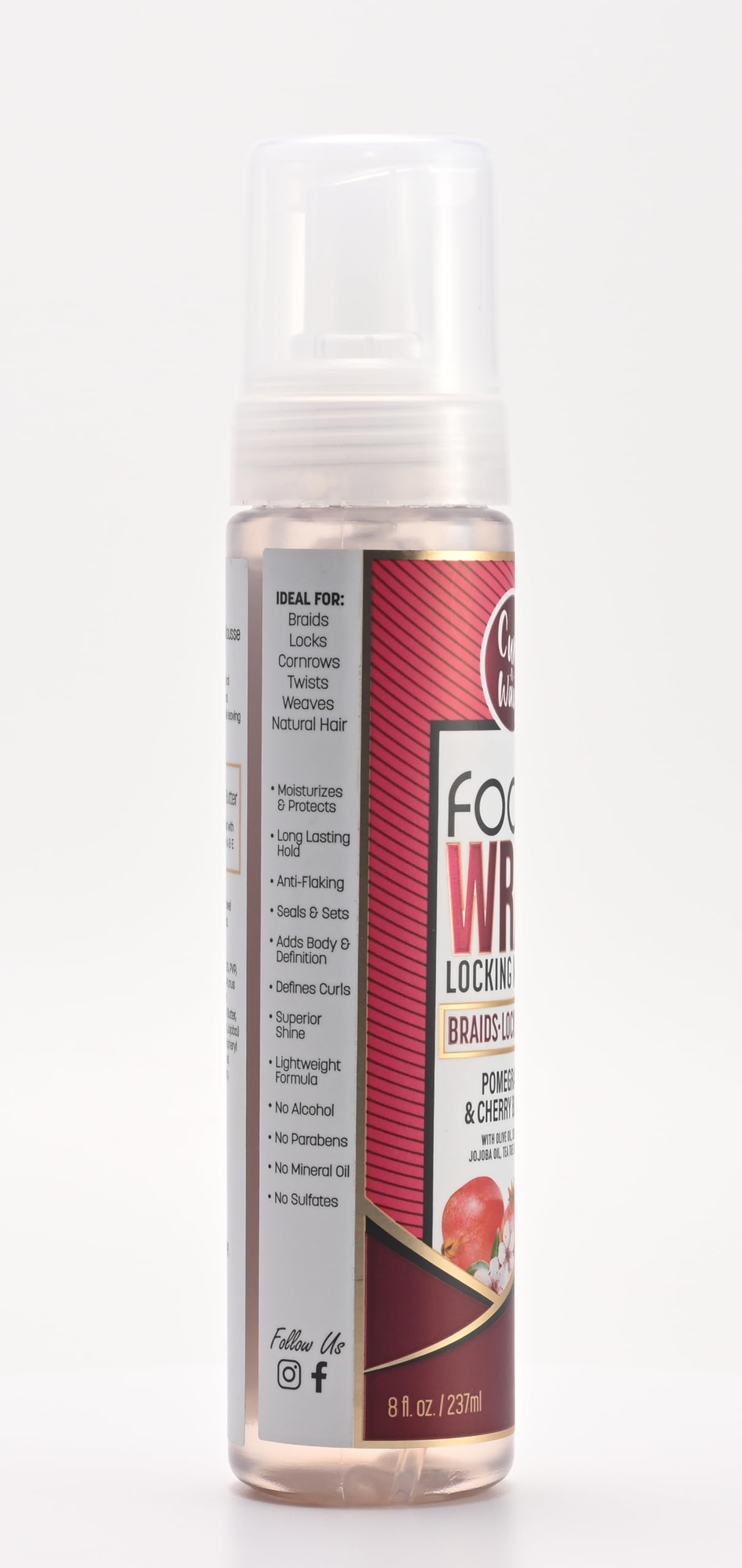 NEXT IMAGE Foam Wrap Locking Mousse (Pomegranate & Cherry Blossom) Beauty & Personal Care NEXT IMAGE