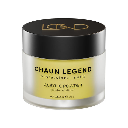 Chaun Legend Acrylic Powder, 2 Oz Long Lasting Salon Quality, Bubble Free, Self Leveling Professional Manicures, Fake Nails, Carving & Extensions