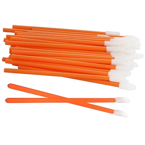 Utoolmart Disposable Lipstick Gloss Wands, Lip Brushes, Make Up Lip Gloss Wands Applicator Tool, Orange, 50 Pcs Beauty & Personal Care Utoolmart
