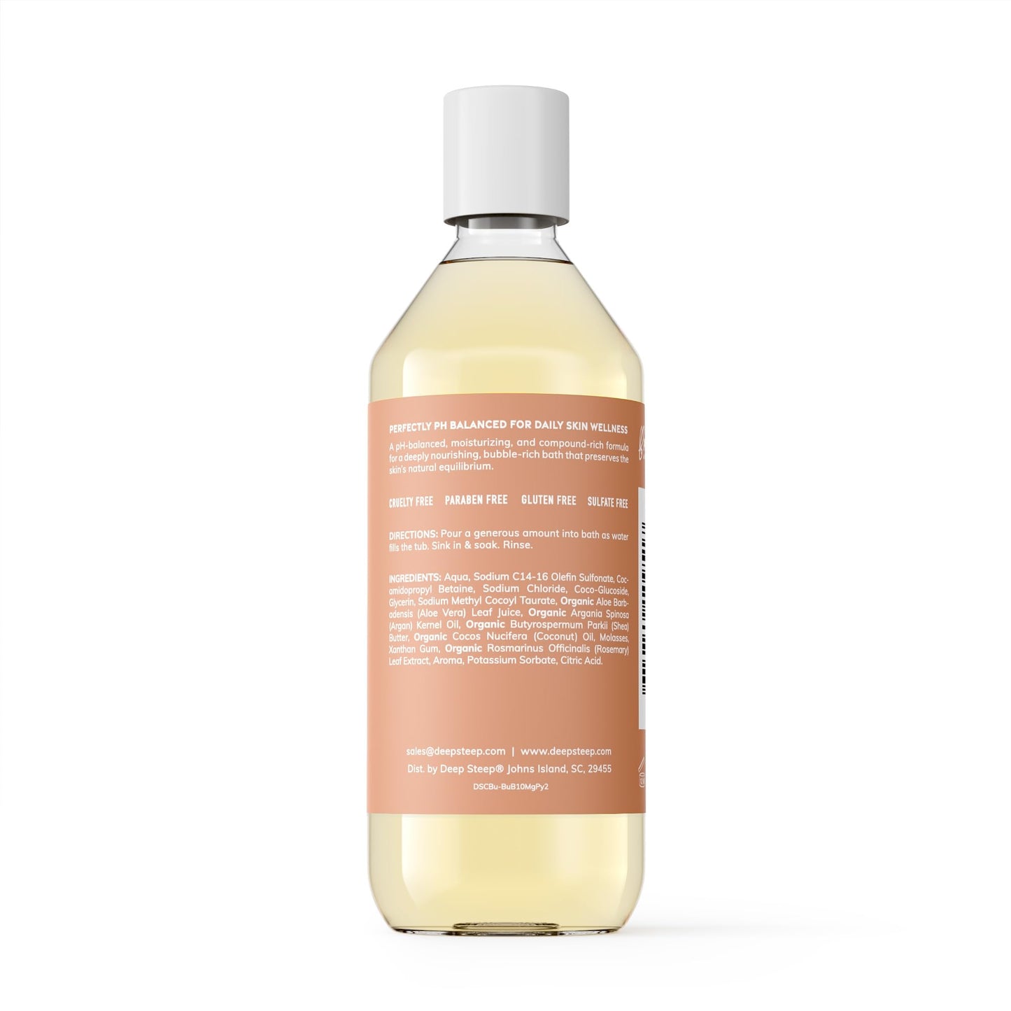 Deep Steep Bubble Bath, Mango Papaya, 10 oz - Soothing Soak with Shea Butter, Argan Oil, Aloe Vera & Coconut Oil - Vegan, Sulfate-Free, PH-Balanced Beauty and Personal Care Deep Steep