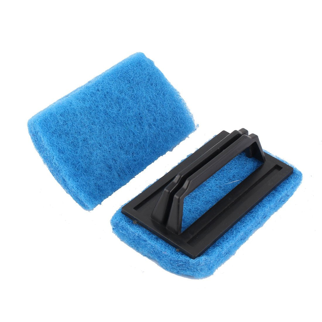 Ruilogod Plastic Handle Sponge Home Bathroom Bathtub Cleaning Brush 2 Pcs Blue (id: a61 490 591 43a b39 Beauty and Personal Care Ruilogod